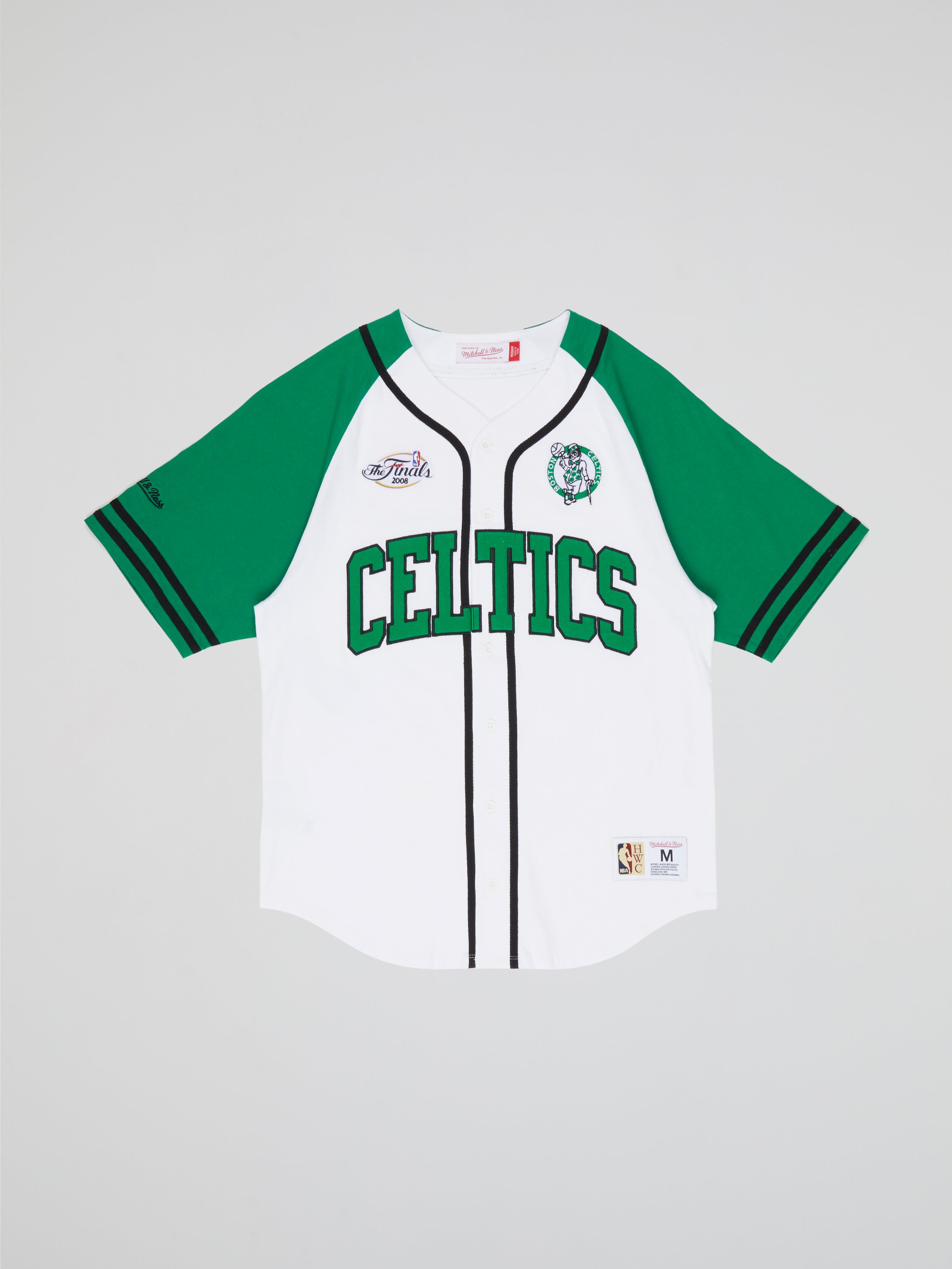 Mitchell & Ness NBA Practice Day Button Front Jersey Boston Celtics