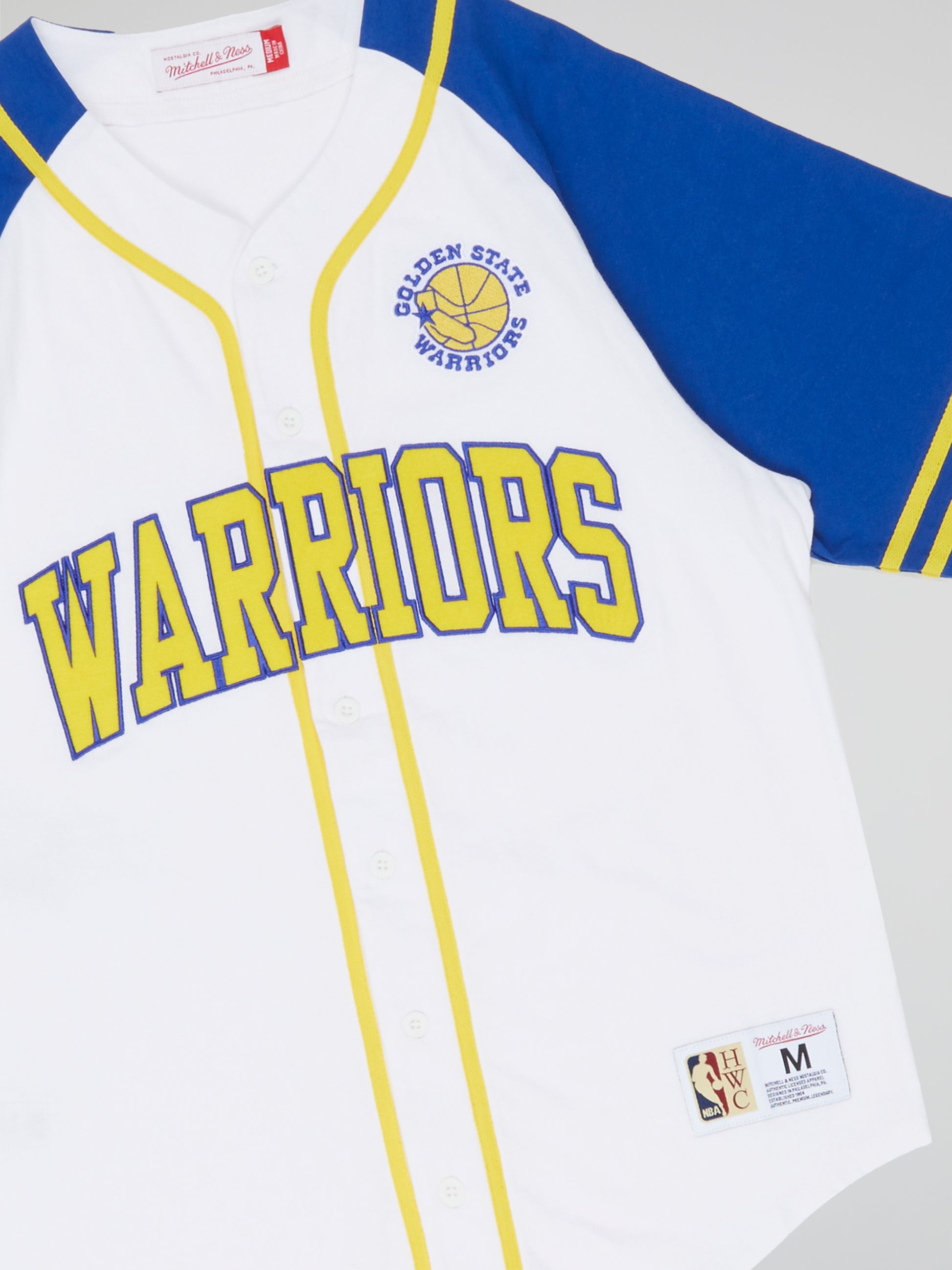 Mitchell&Ness - Practice Day Buttom Front Jersey Golden State Warriors