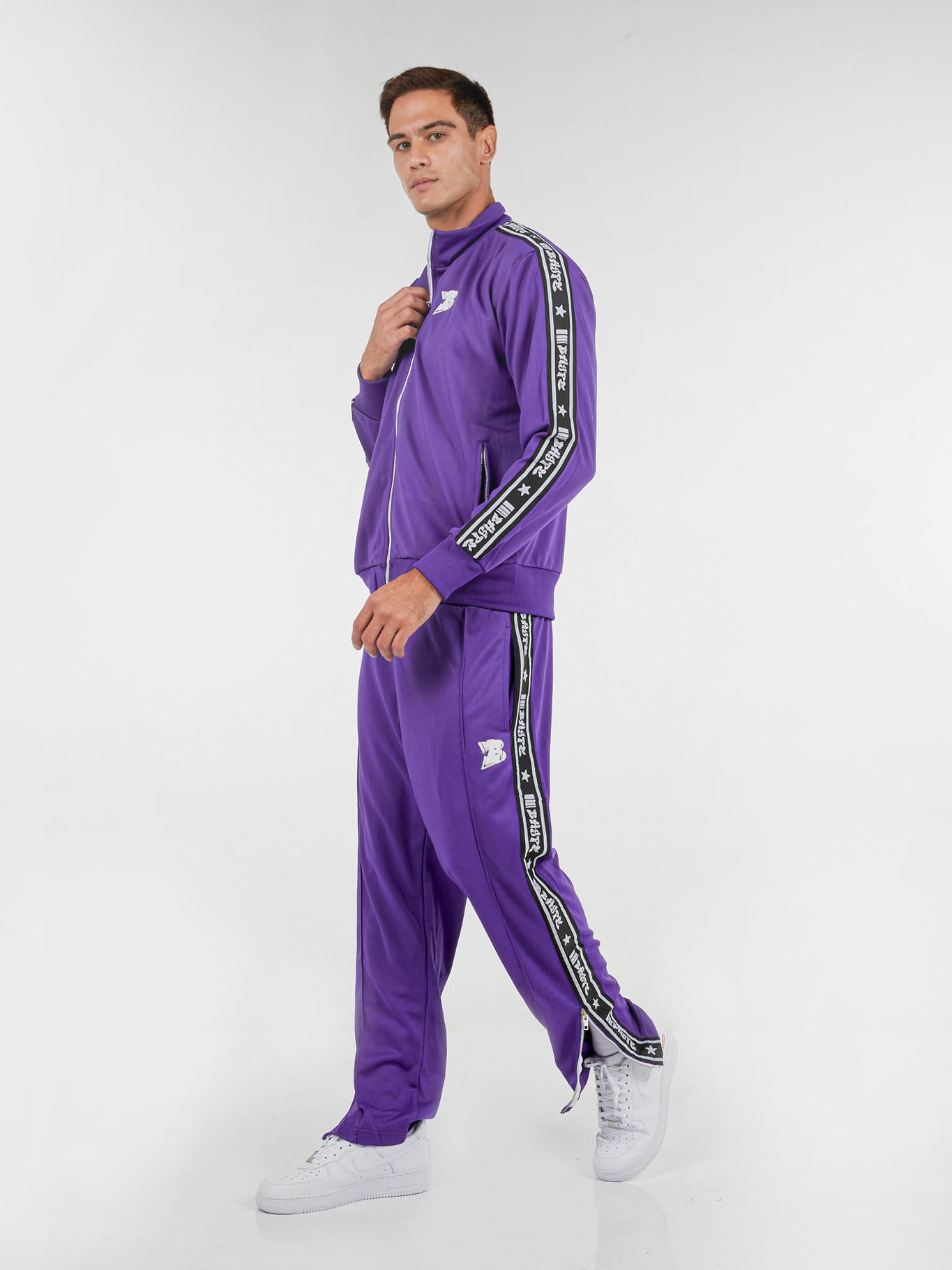 Bhype Society - Bhype Purple Retro Nylon Tracksuit