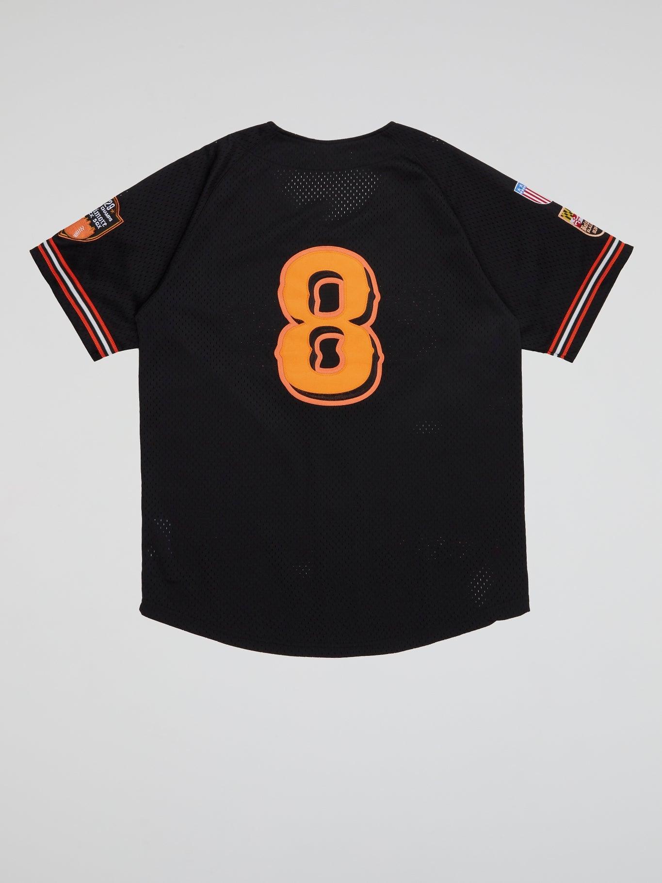 Baltimore Black Sox Button Down Jersey Black - B-Hype Society