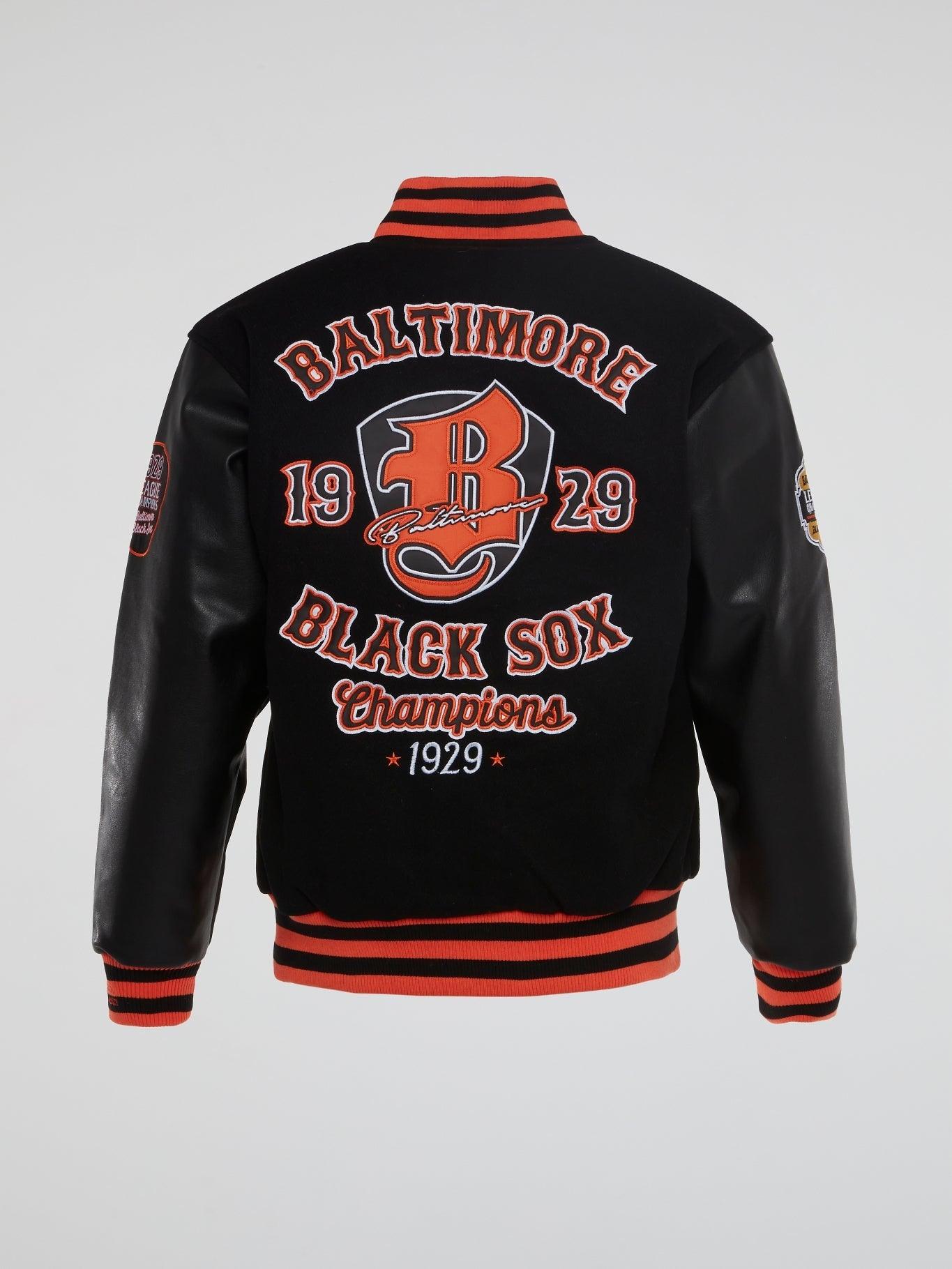 Baltimore Black Sox Varsity Jacket - B-Hype Society