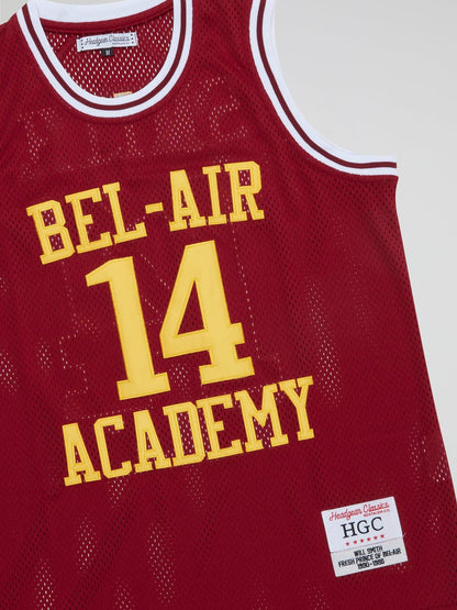 Bel-air Basketball Jersey Maroon - B-Hype Society