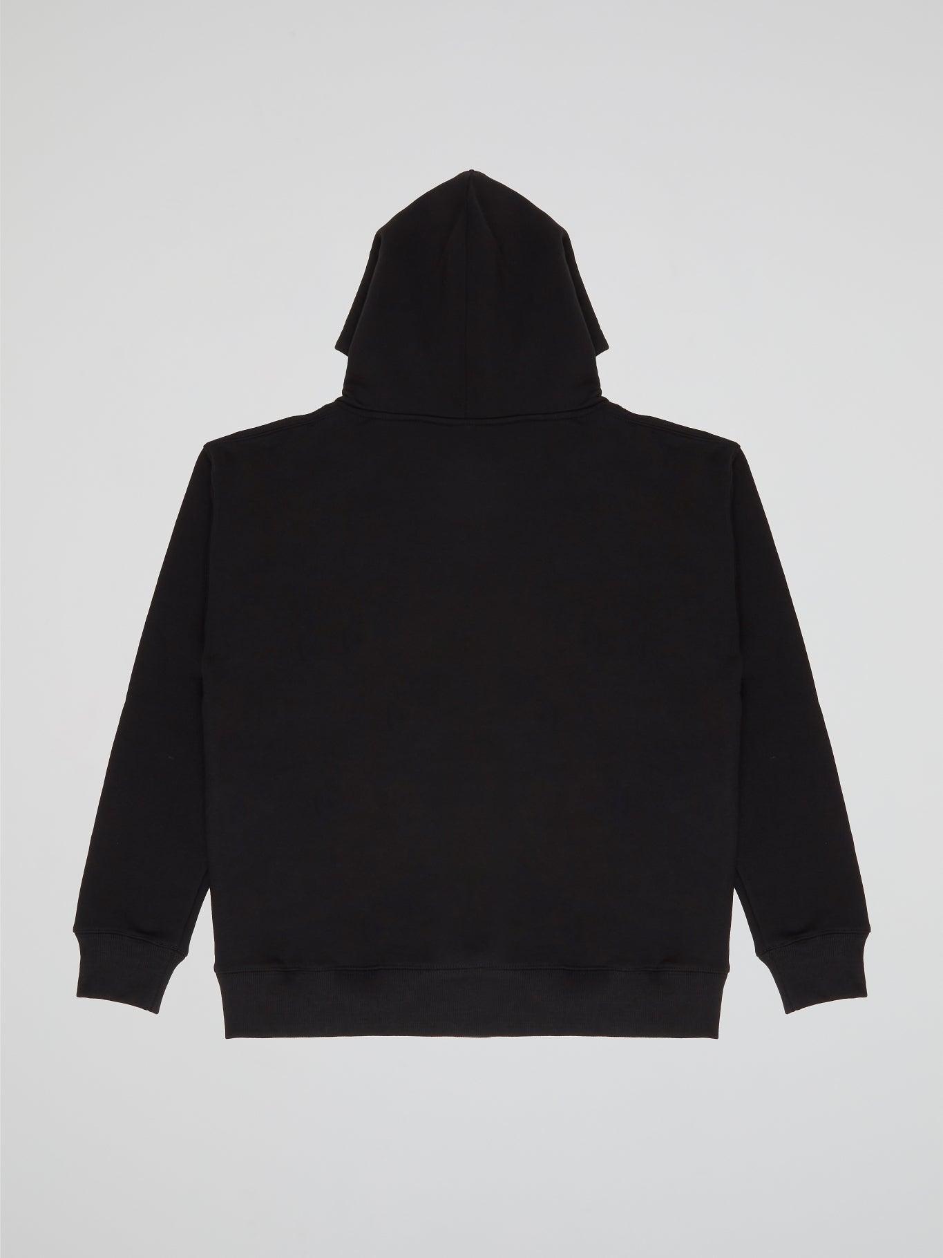 BHYPE LOGO ESSENTIALS BLACK HOODIE - B-Hype Society