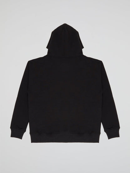 BHYPE LOGO ESSENTIALS BLACK HOODIE - B-Hype Society