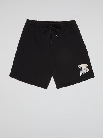 Bhype Society - Bhype Logo Essentials Black Shorts