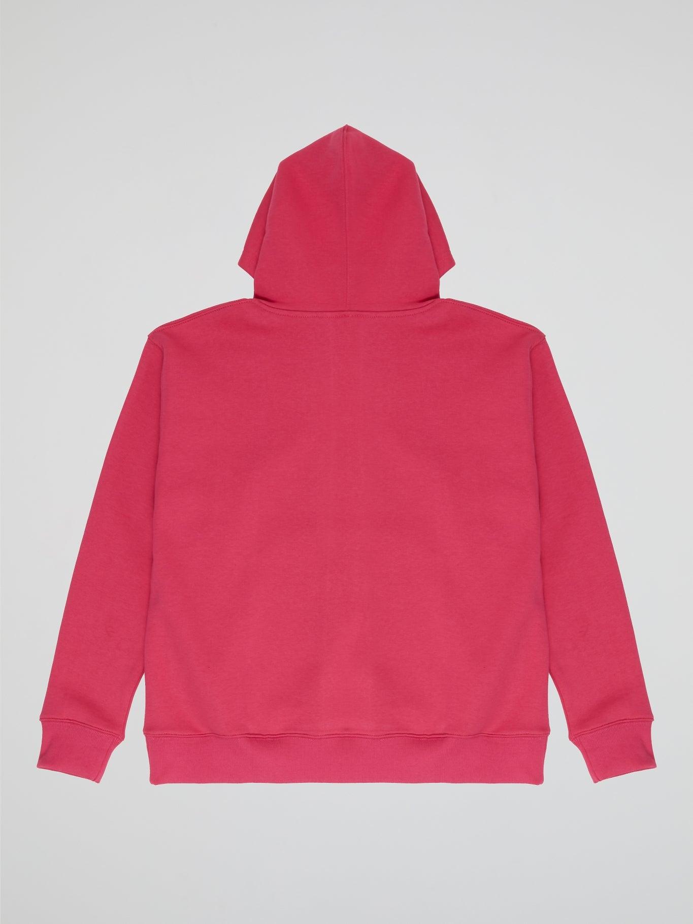 BHYPE LOGO ESSENTIALS NEON PINK HOODIE - B-Hype Society