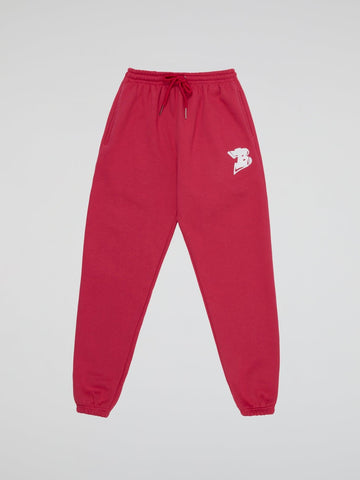BHYPE LOGO ESSENTIALS NEON PINK PANTS - B-Hype Society