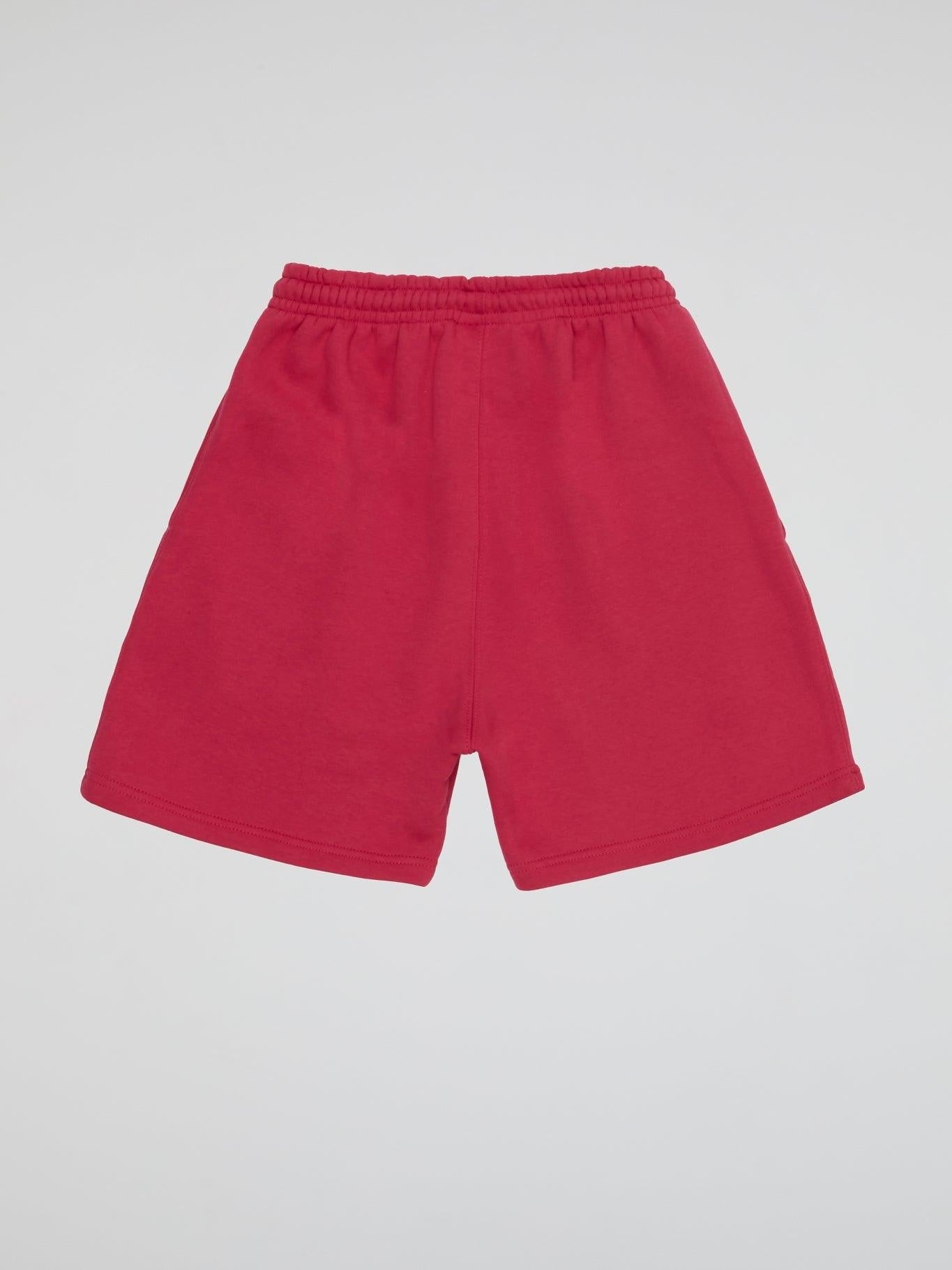 BHYPE LOGO ESSENTIALS NEON PINK SHORTS - B-Hype Society