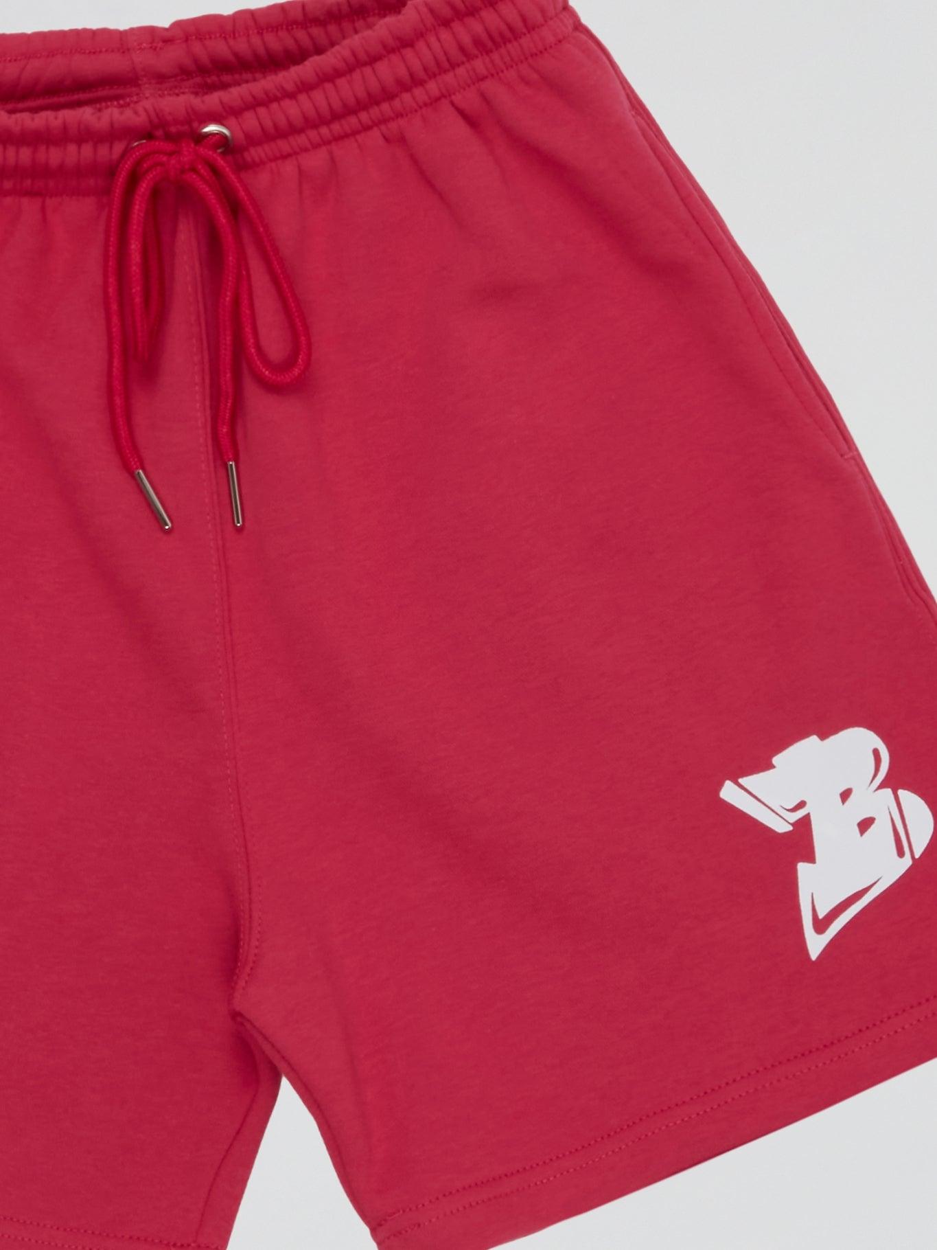 BHYPE LOGO ESSENTIALS NEON PINK SHORTS - B-Hype Society