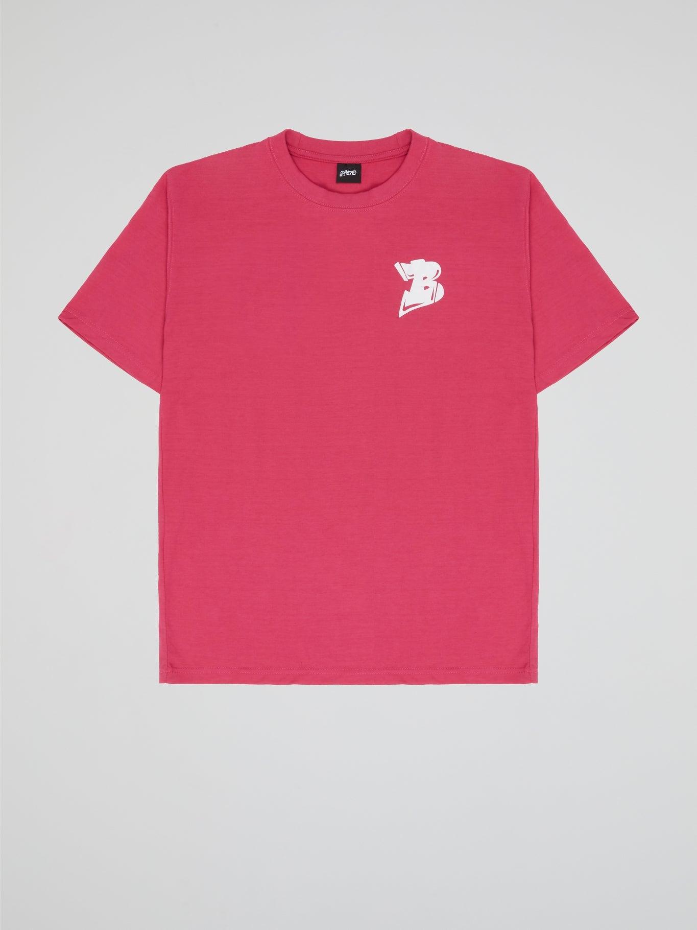 BHYPE LOGO ESSENTIALS NEON PINK TSHIRT - B-Hype Society