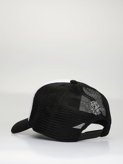 BHYPE TRUCKER HAT WHITE & BLACK - B-Hype Society