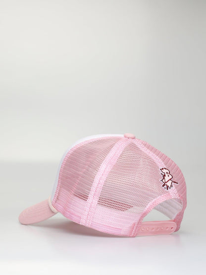 BHYPE TRUCKER HAT WHITE & PINK - B-Hype Society