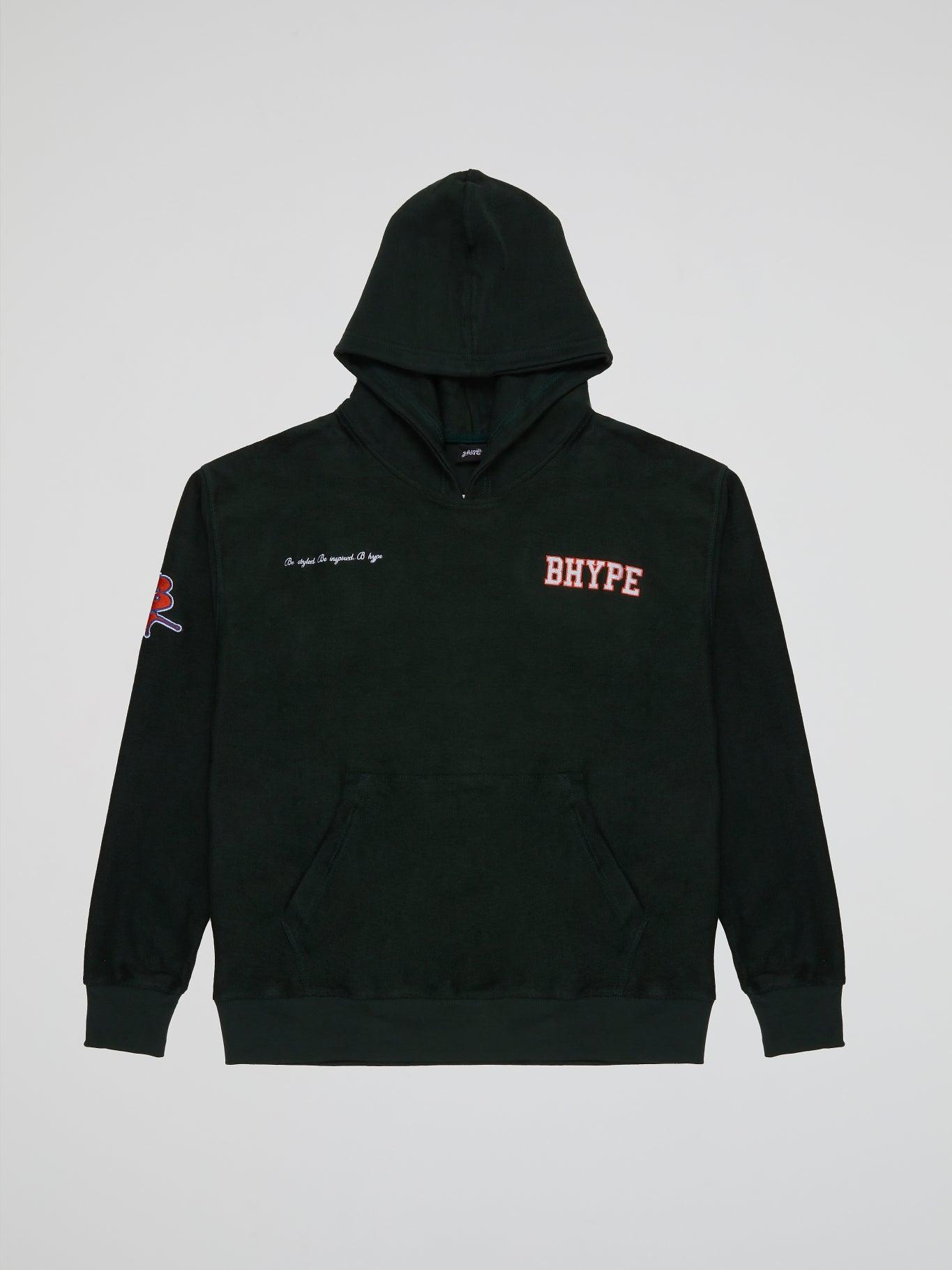 BHYPE VARSITY COLLECTION HOODIE GREEN - B-Hype Society