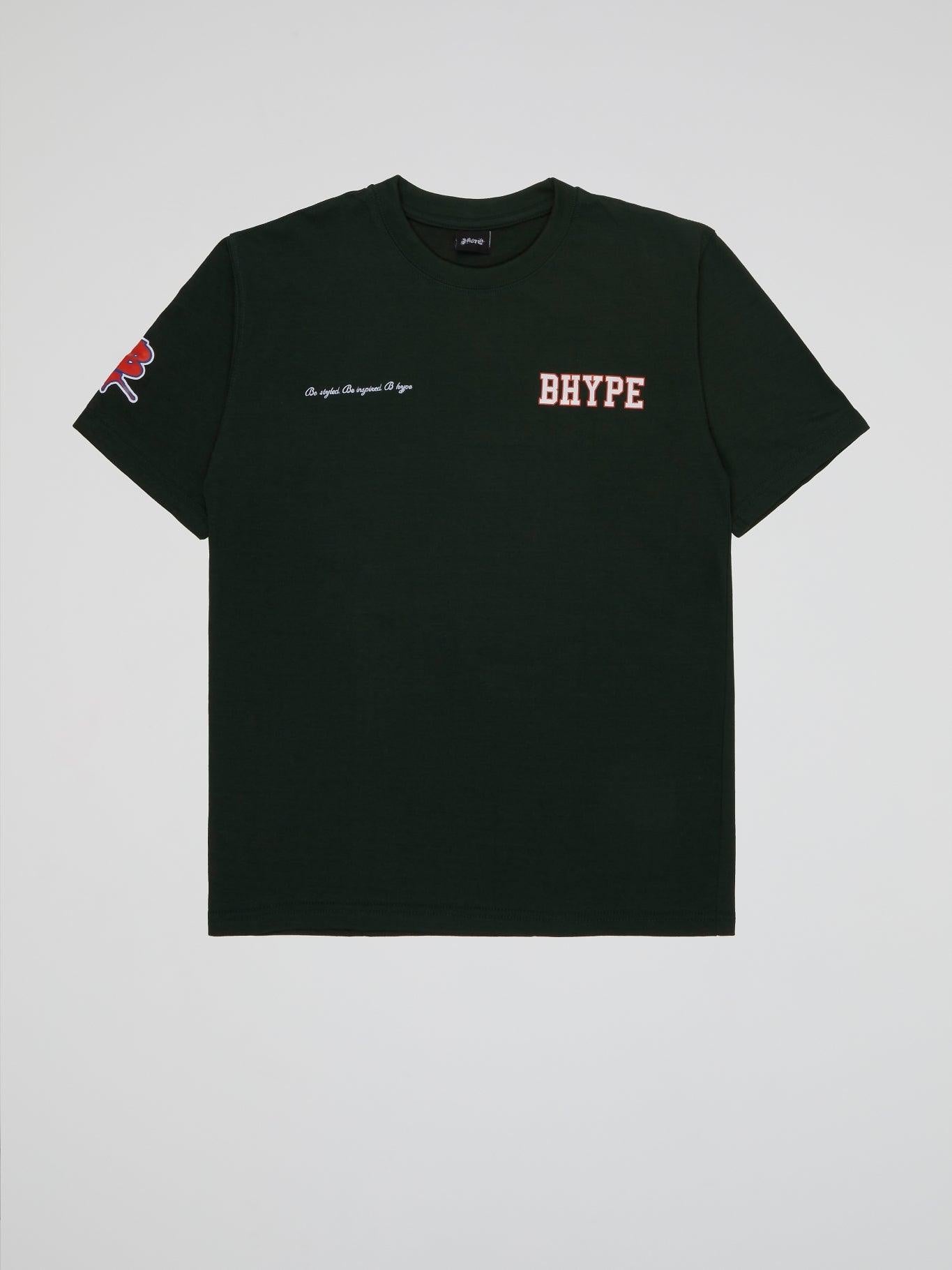 BHYPE VARSITY COLLECTION T-SHIRT GREEN - B-Hype Society
