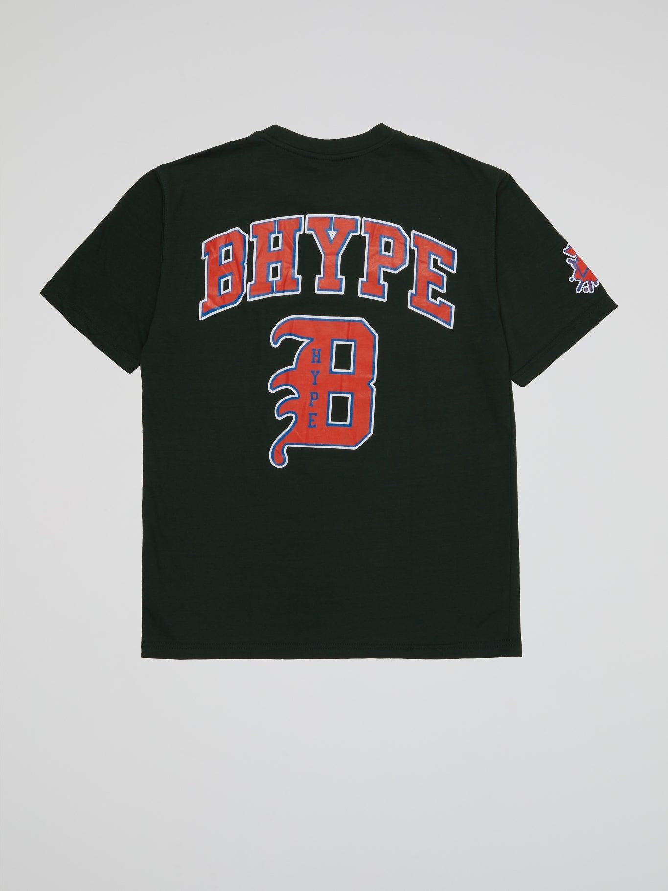 BHYPE VARSITY COLLECTION T-SHIRT GREEN - B-Hype Society
