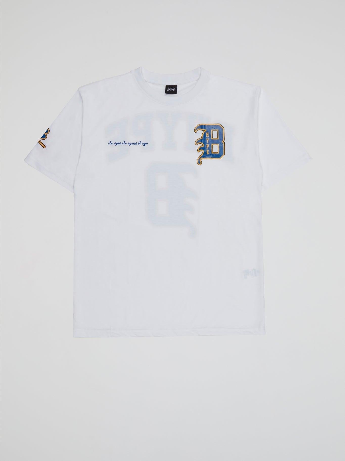 BHYPE WHITE T-SHIRT VARSITY COLLECTION - B-Hype Society