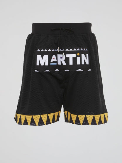 Black Martin I'm The Man Basketball Shorts - B-Hype Society