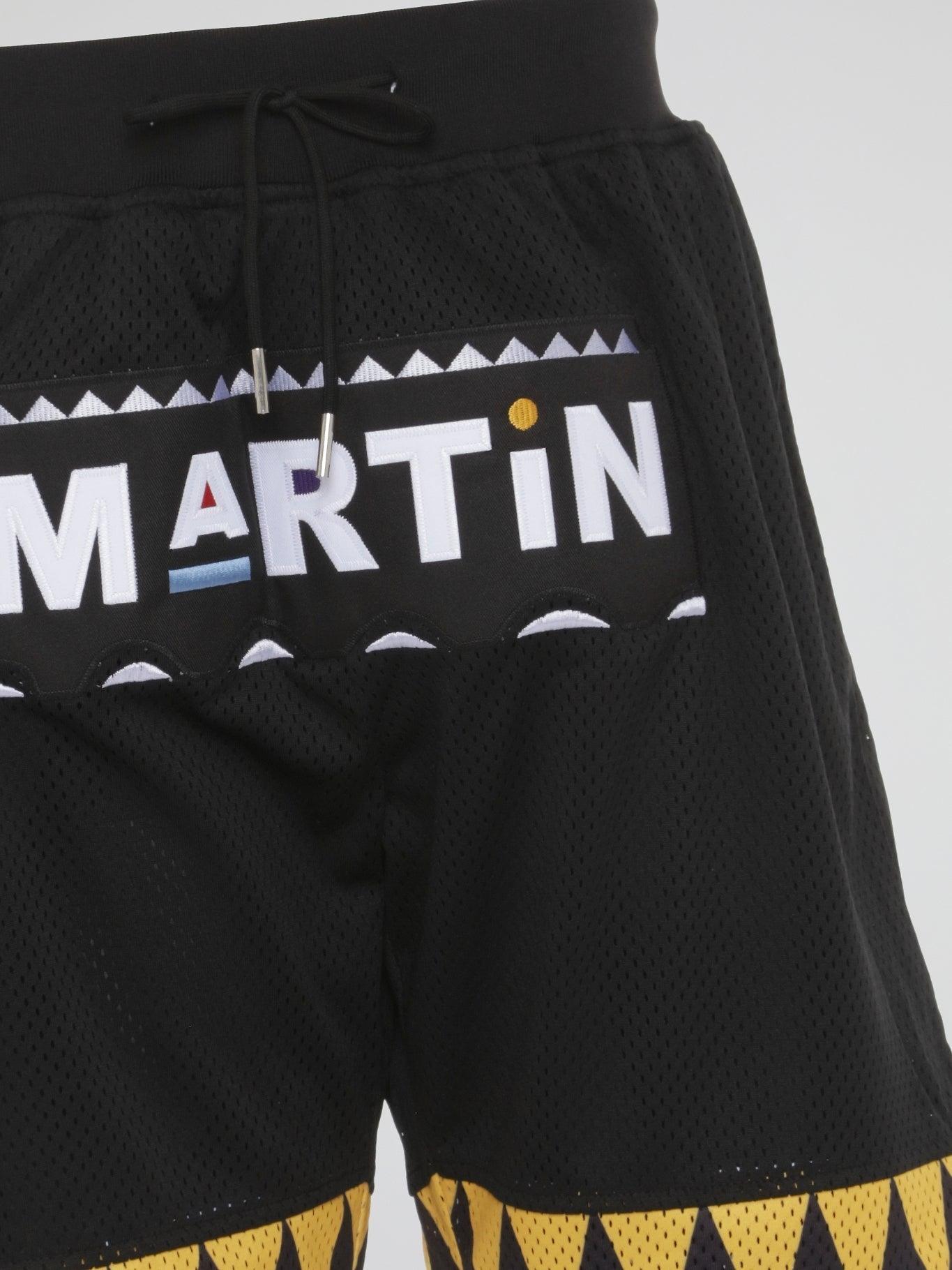 Black Martin I'm The Man Basketball Shorts - B-Hype Society