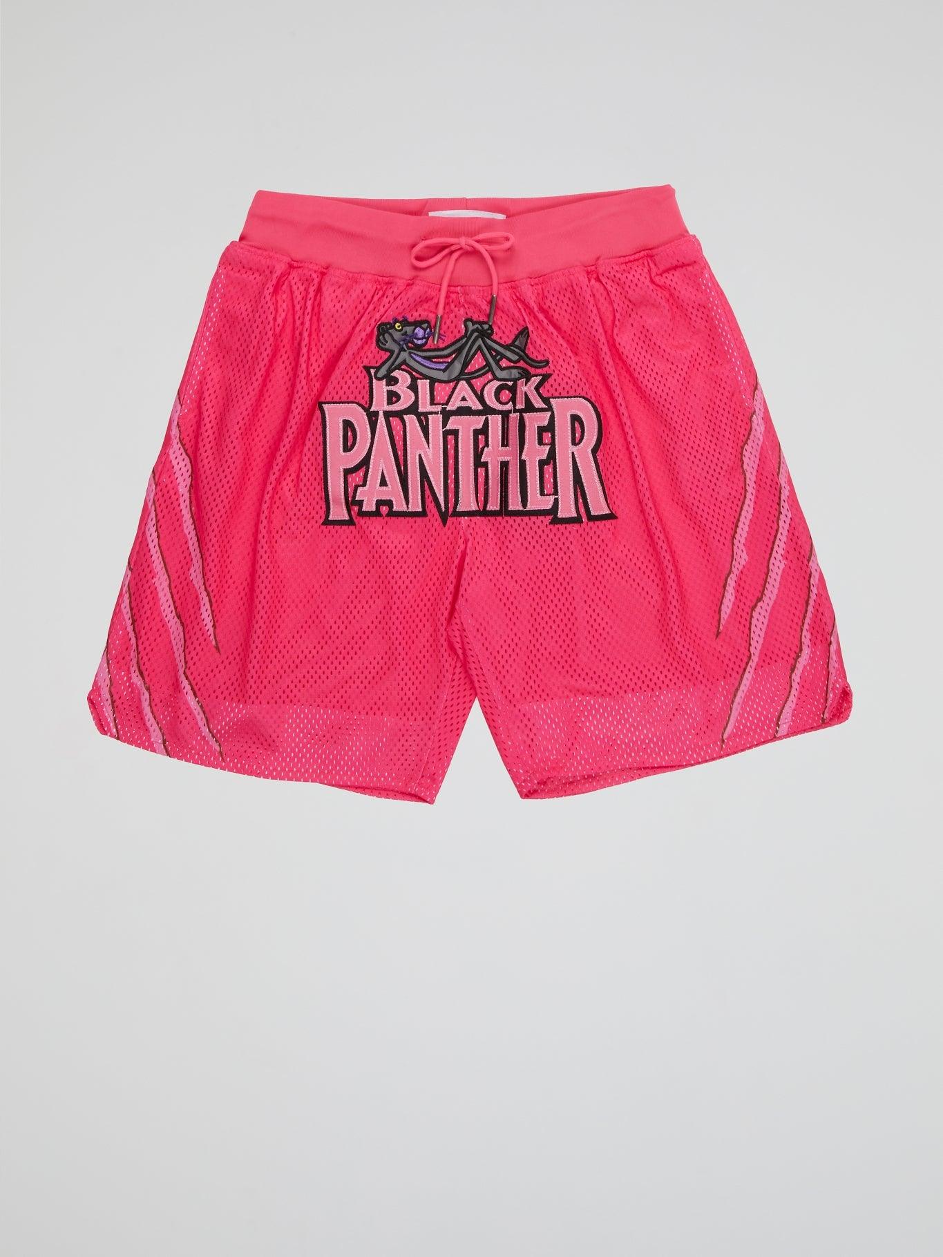 Black X Pink Panther Shorts - B-Hype Society