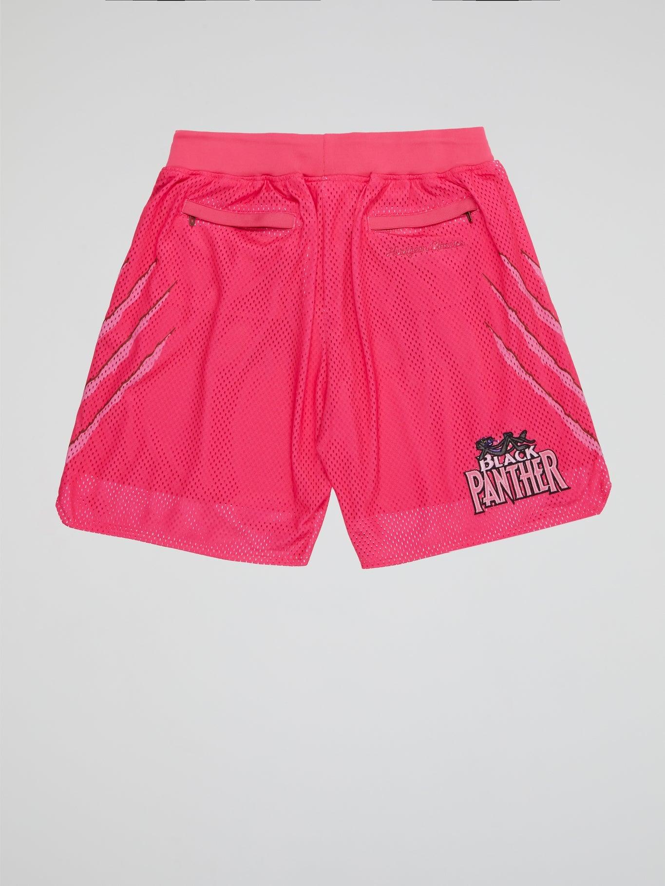 Black X Pink Panther Shorts - B-Hype Society