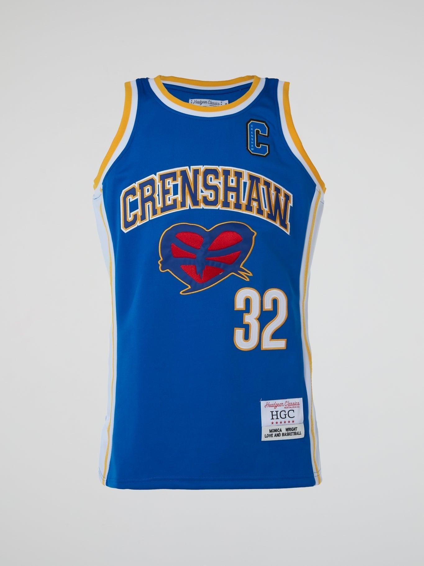 Blue Love and Basketball Wright Basketball Jersey - B-Hype Society