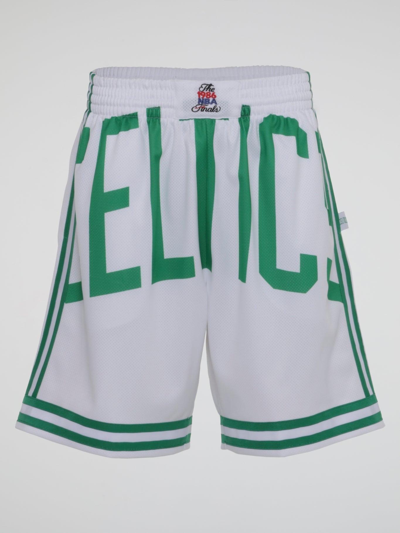 Boston Celtics Blown Out Fashion Shorts - B-Hype Society