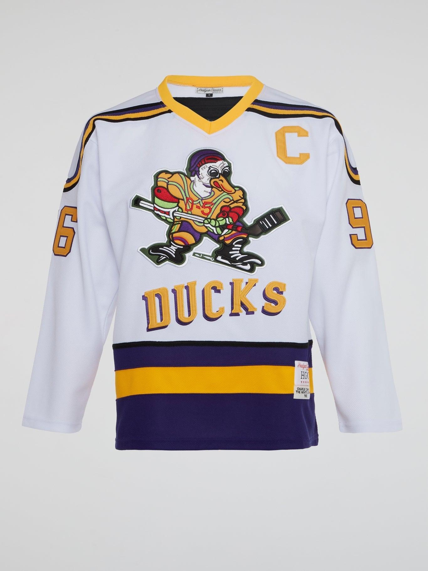 Conway Mighty Ducks Jersey White - B-Hype Society