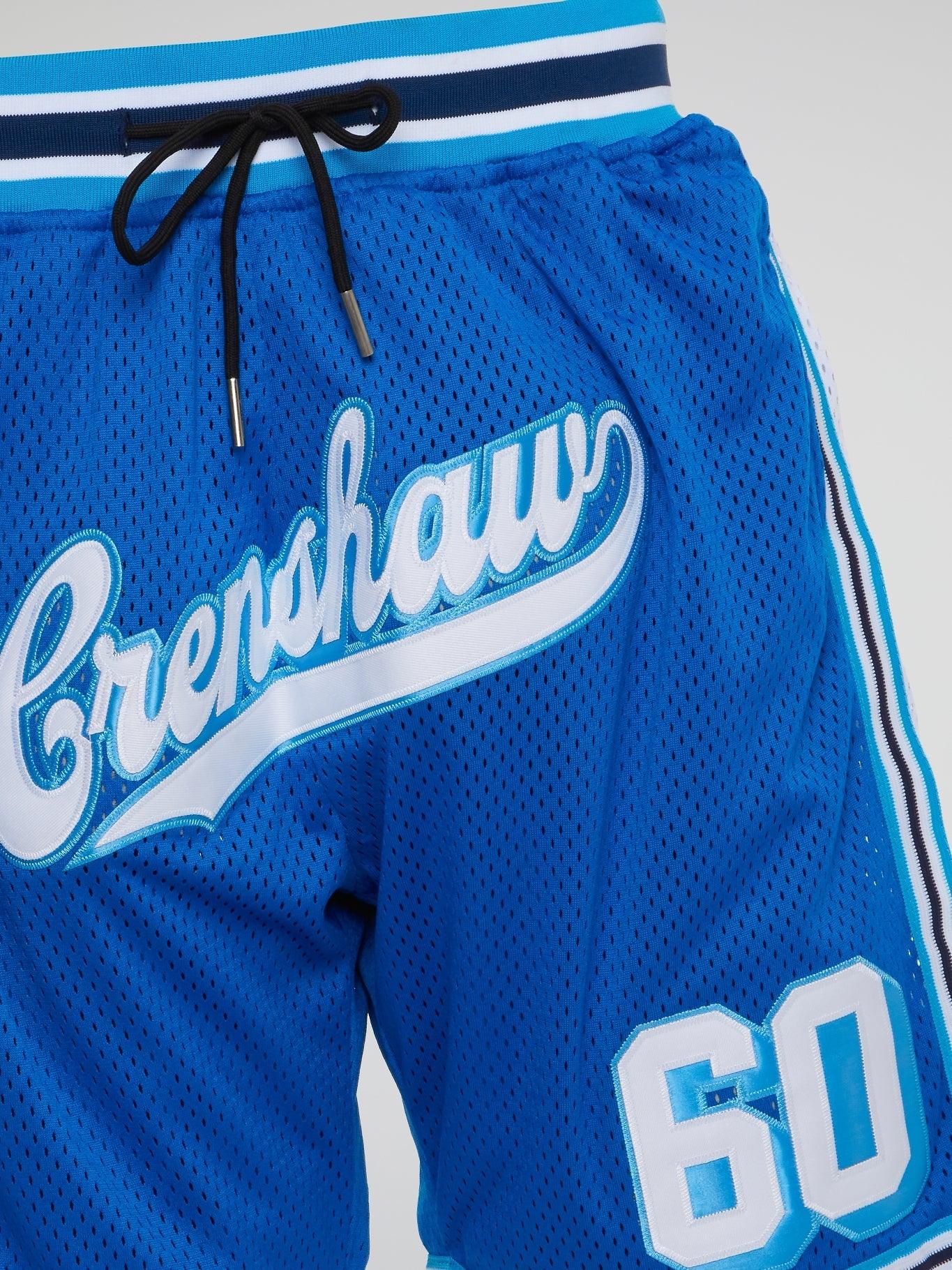 Crenshaw Sky Blue Alt Shorts - B-Hype Society
