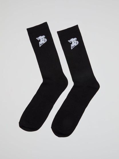 Essentials B Socks Black - B-Hype Society