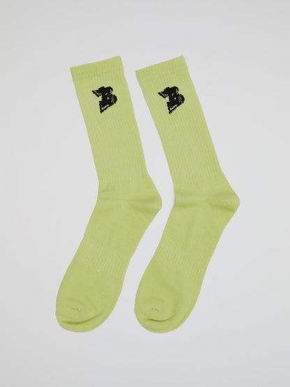 Essentials B Socks Green - B-Hype Society