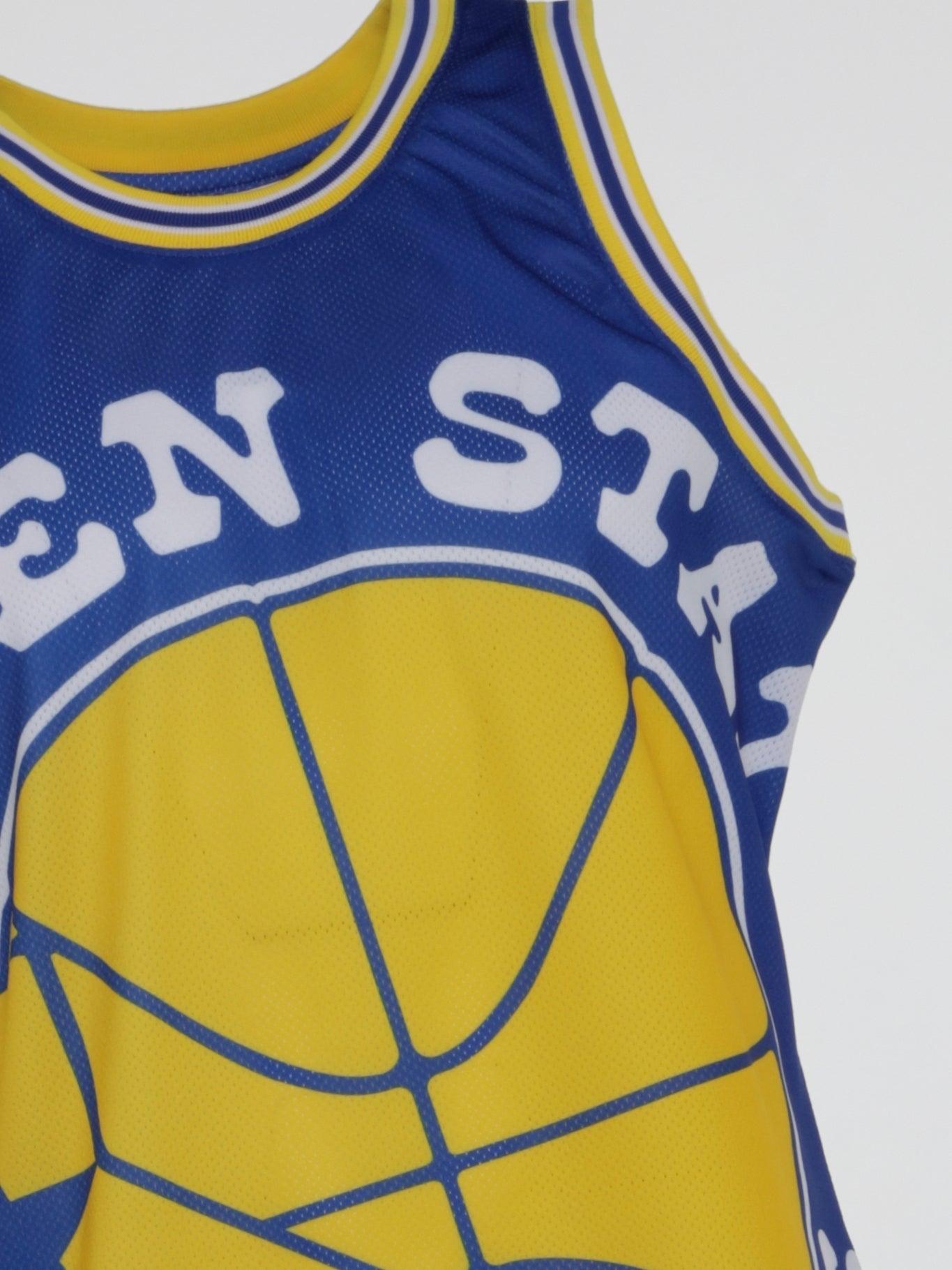 Golden State Warriors Blown Out Fashion Jersey - B-Hype Society