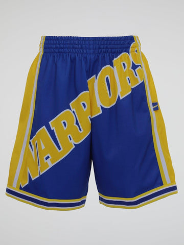 Mitchell and Ness - Golden State Warriors Blown Out Fashion Shorts