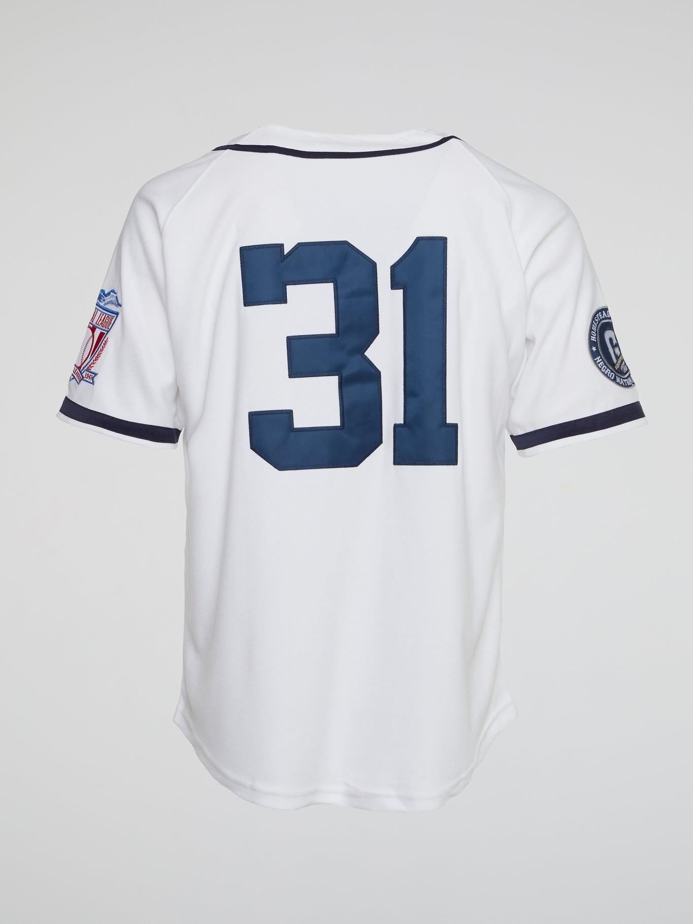 Grays White NL Baseball Jersey - B-Hype Society