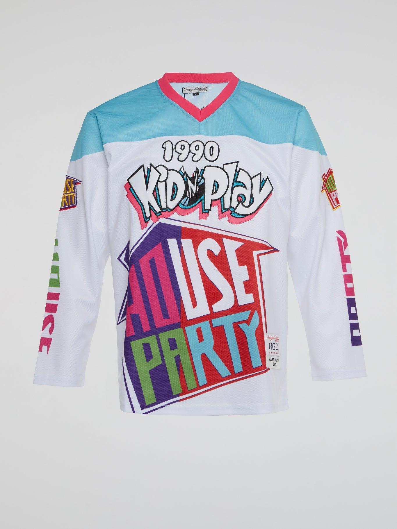 House Party Hockey Jersey White - B-Hype Society