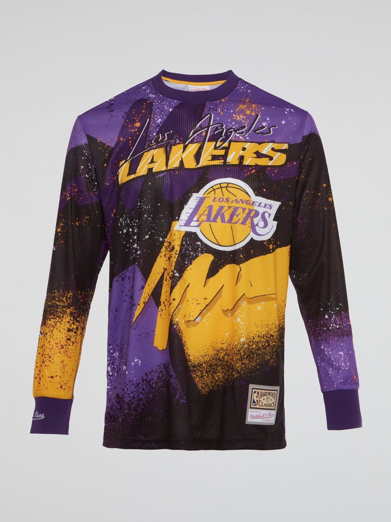 Hyper Hoops Moto LongSleeve Lakers - Dark Purple - B-Hype Society