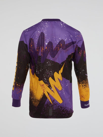 Hyper Hoops Moto LongSleeve Lakers - Dark Purple - B-Hype Society