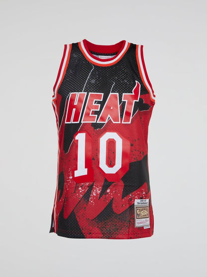 Hyper Hoops Swingman Jersey Heat 1996 Tim Hardaway - Scarlet - B-Hype Society