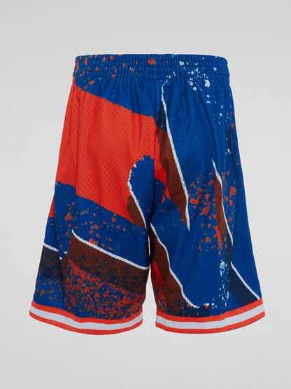 Hyper Hoops Swingman Shorts Knicks 1991 - Blue - B-Hype Society