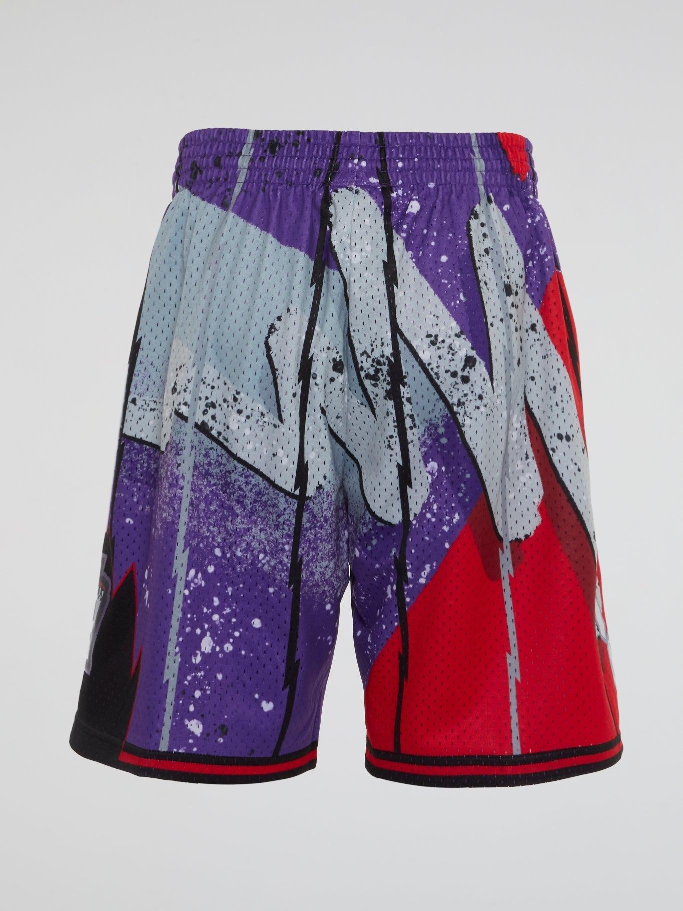 Hyper Hoops Swingman Shorts Raptors 1998 - Purple - B-Hype Society