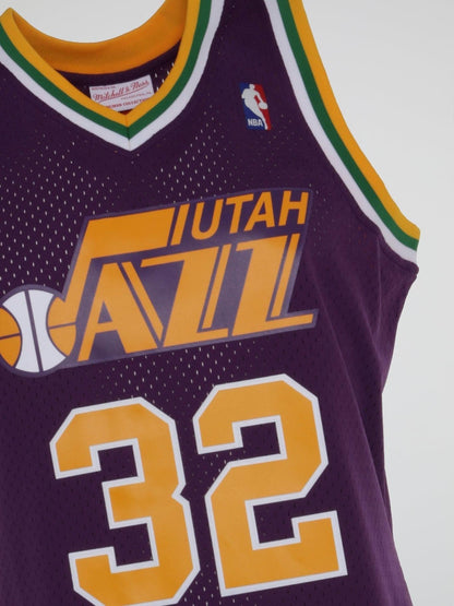 Jazz 91 Karl Malone Swingman Jersey - B-Hype Society