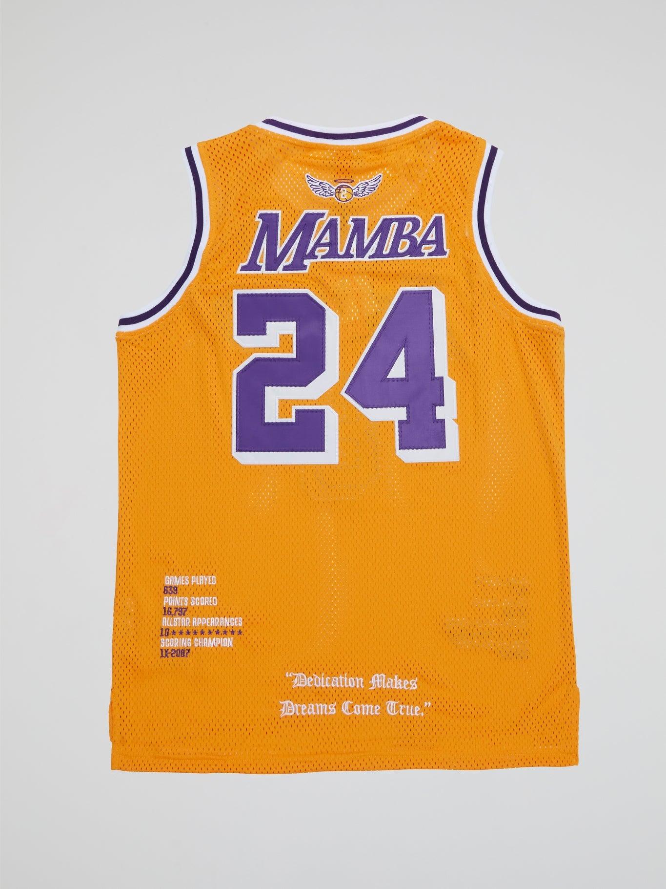 Legend Mamba Gold Basketball Jersey - B-Hype Society