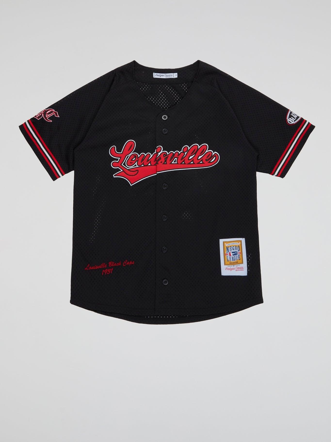 Louisville Black Caps Button Down Batting Practice Jersey - B-Hype Society