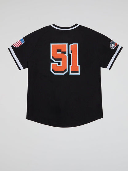 Miami Giants Black Button Down Jersey - B-Hype Society