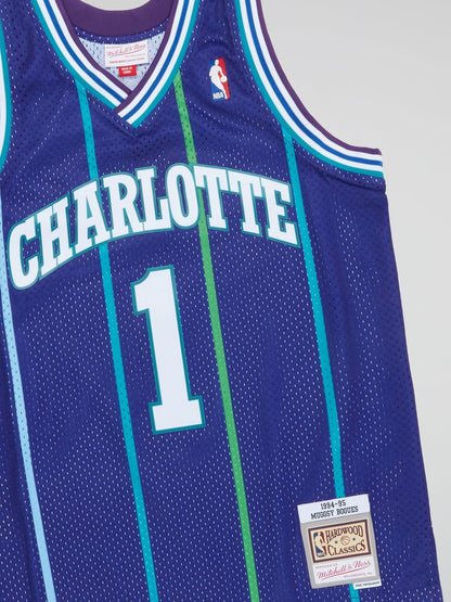 NBA Swingman Alternate Jersey Hornets 94 Muggsy Bogues - B-Hype Society