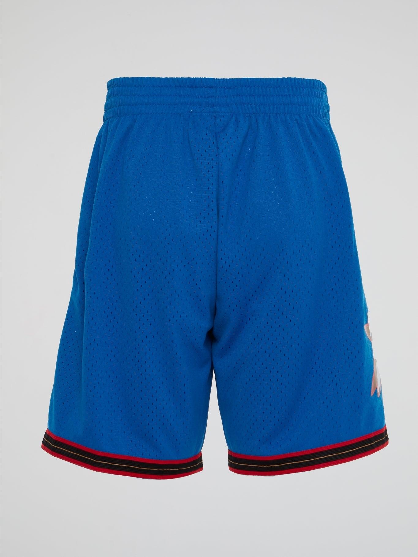 NBA Swingman Alternate Shorts 76Ers 99-00 - Royal - B-Hype Society