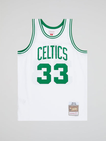 NBA Swingman Home Jersey Celtics 85 Larry Bird - B-Hype Society