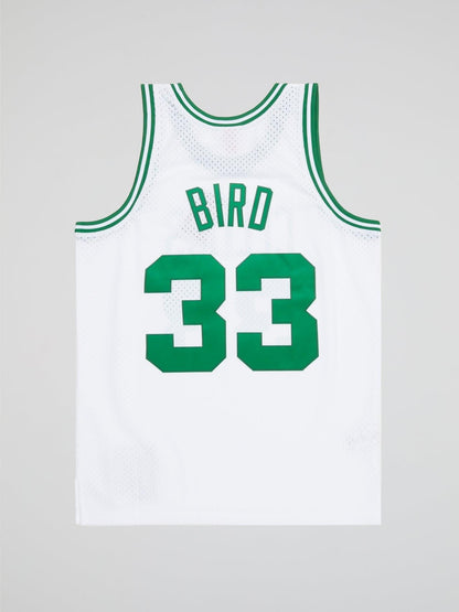 NBA Swingman Home Jersey Celtics 85 Larry Bird - B-Hype Society