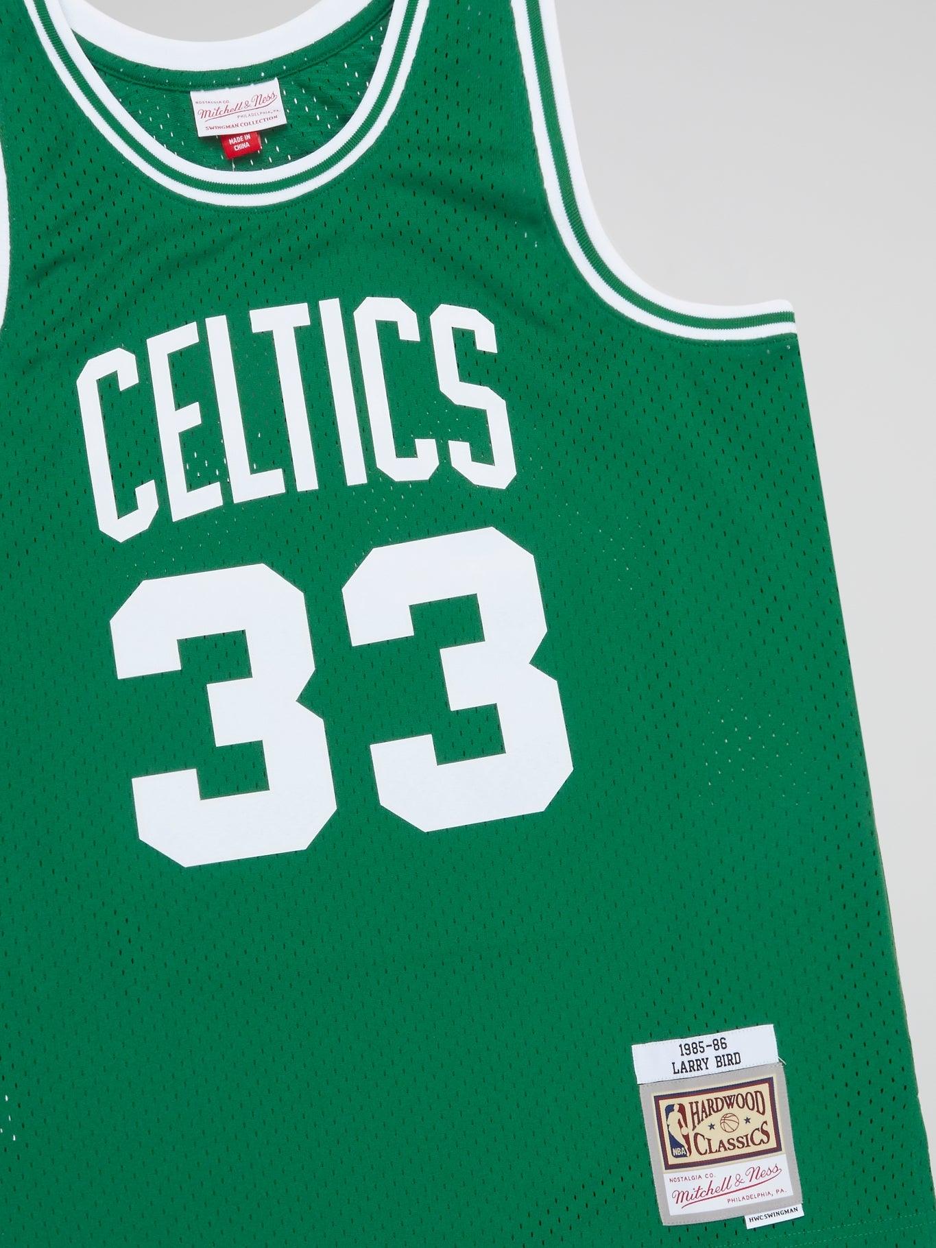 NBA Swingman Home Jersey Celtics 85 Larry Bird - B-Hype Society