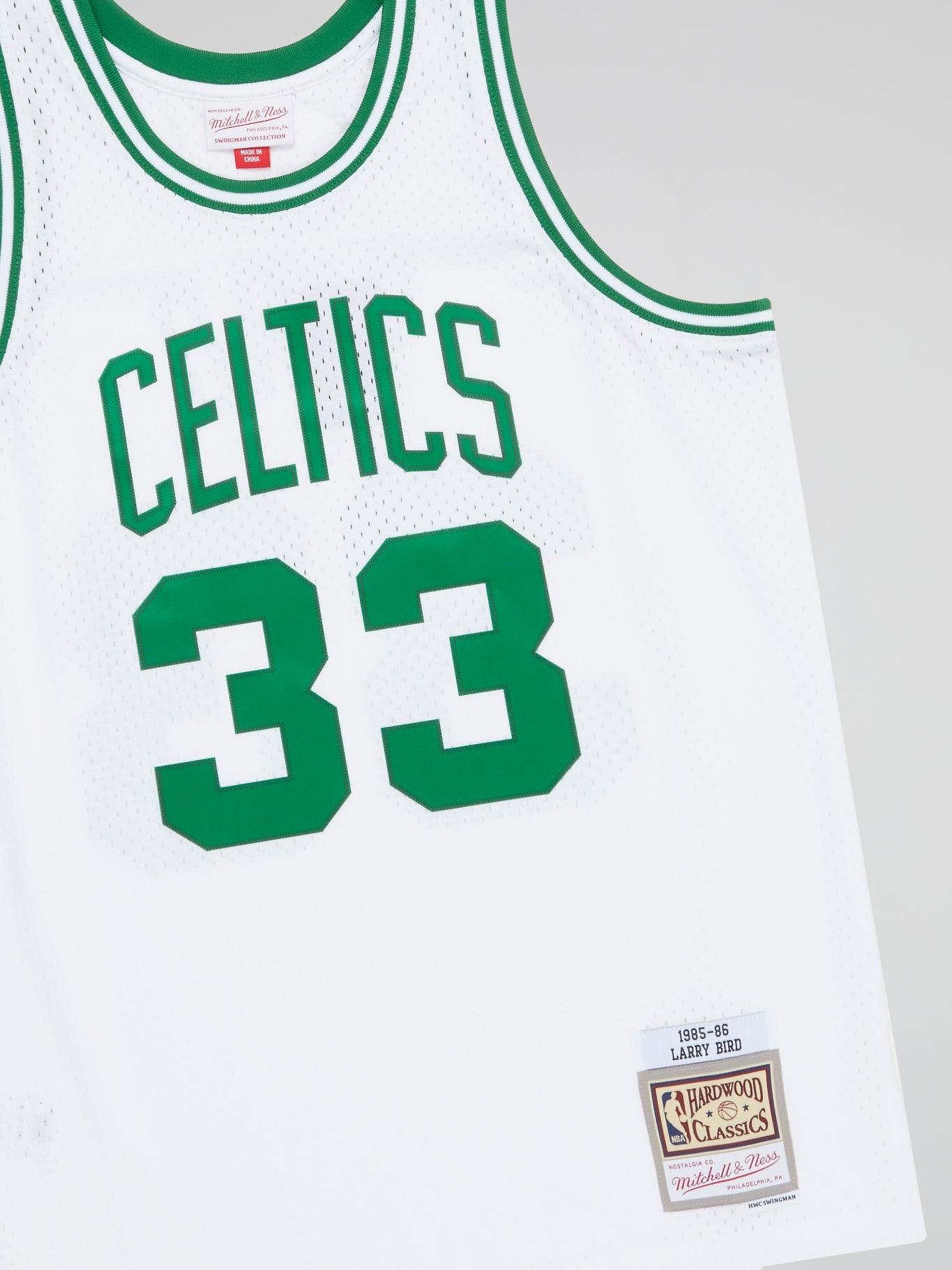 NBA Swingman Home Jersey Celtics 85 Larry Bird - B-Hype Society