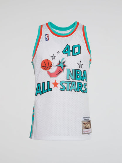 NBA Swingman Jersey All Star 1996 Shawn Kemp - White - B-Hype Society